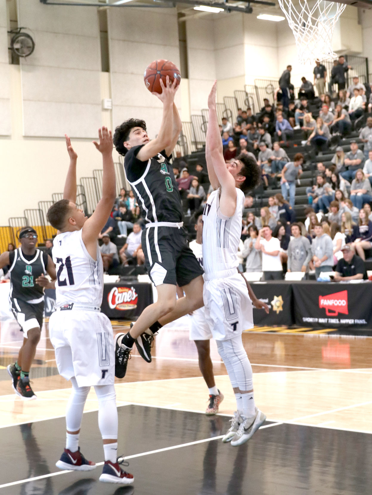 Bronco Richard Espinoza delivers two of his eight points as Banning wins CIF title.